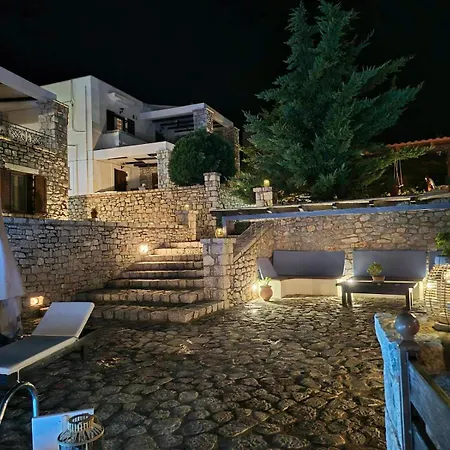 빌라 Malvazios With Sea And Pool View 기티오